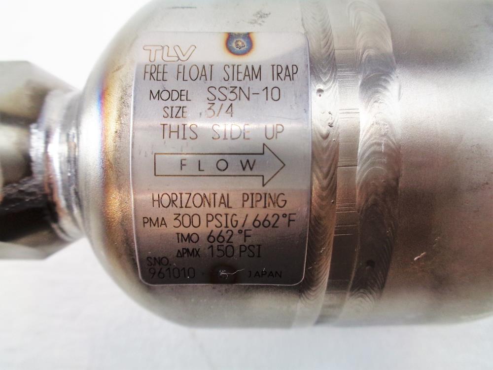 TLV 3/4" NPT Free Float Steam Trap SS3N-10